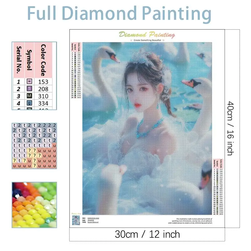 PhotoCustom 5d Diy الماس اللوحة سوانفليت الحيوان كامل جولة الماس التطريز عبر الابره عدة حجر الراين البطانة ديكور المنزل