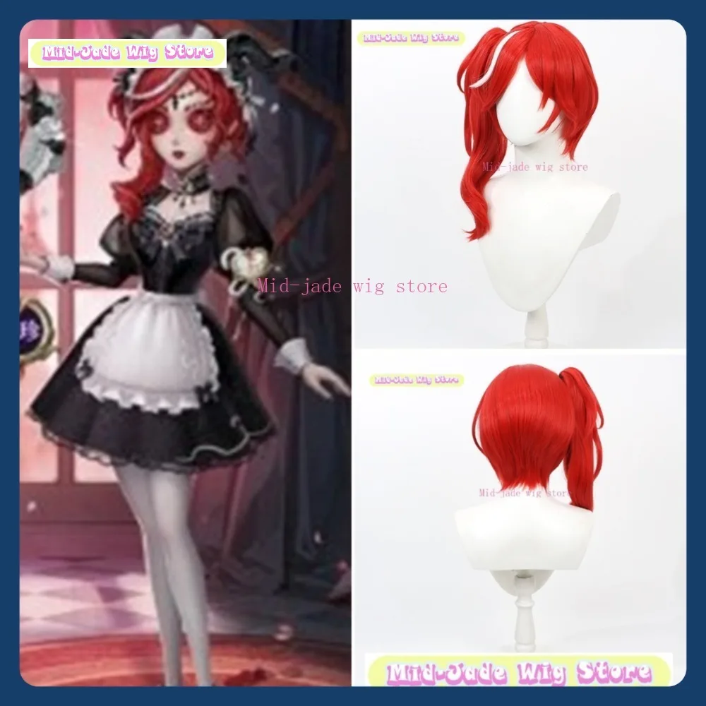 

Mid-jade Wig Identity V Priestess "Truth & Inference" Fei Cosplay Wig Anime Game Role Playing Synthetic Hair Halloween Party