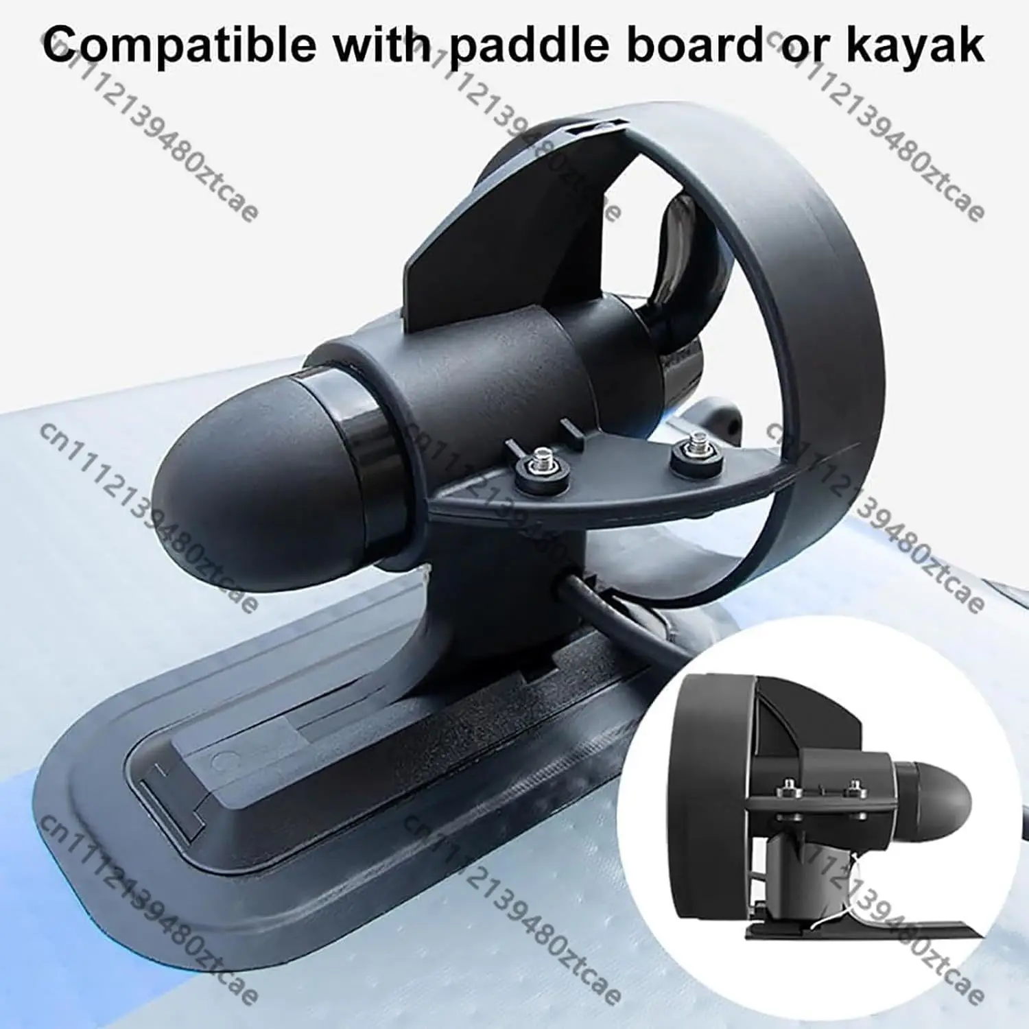 

216W 288W Underwater Thruster 12V SUP Surfboard Tail Fin Kayak Propeller Battery Powered 1.5-2H