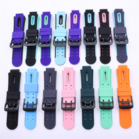 15mm Kids Watch Band Smartwatch Children Silicone Strap Watchband Waterproof Flexible Wristband Universal Adjustable Watch Belt