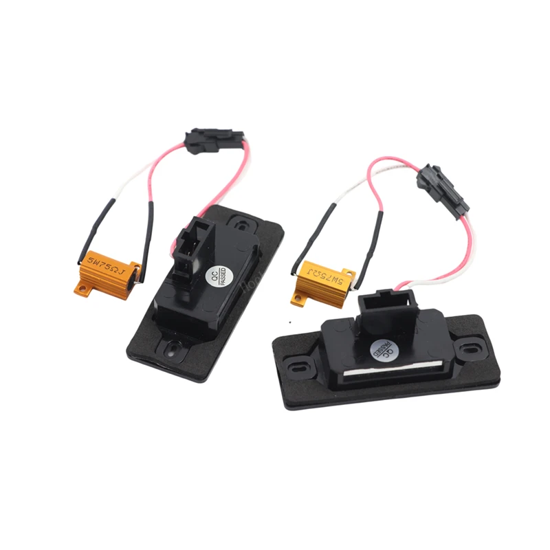 2Pcs Canbus Car LED Number License Plate Light for VW Tiguan 09-12 Golf 5 Touareg MK1 Passat B5.5 Porsche Cayenne 955 957 02-10 - Image 4