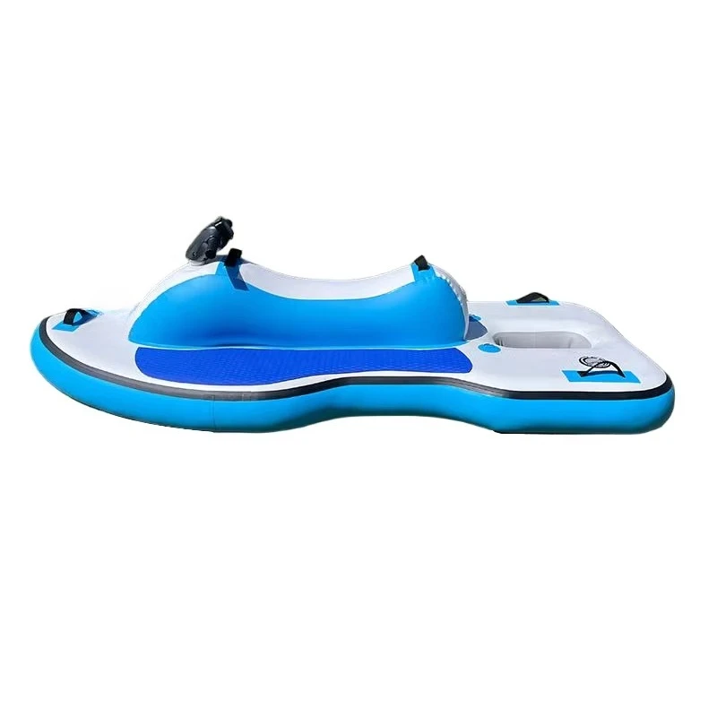 Water Floating Inflatable Electric Motor Boat 700W Inflatable Electric Jet Ski Boat