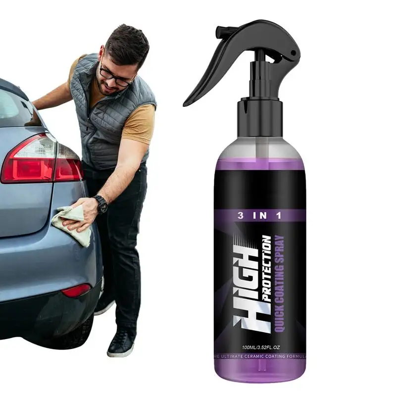 

Car Coating Spray 100ml Nano Vehicles Coating Spray RVs Polishing Spray Car Protective Sealant Ceramic Coating Agent