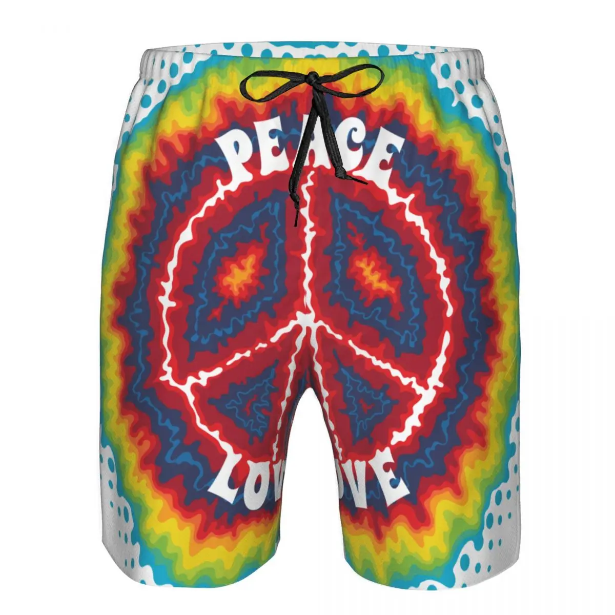 

Men's Swim Shorts Summer Swimming Trunks Beach Surf Board Male Clothing Pants Peace