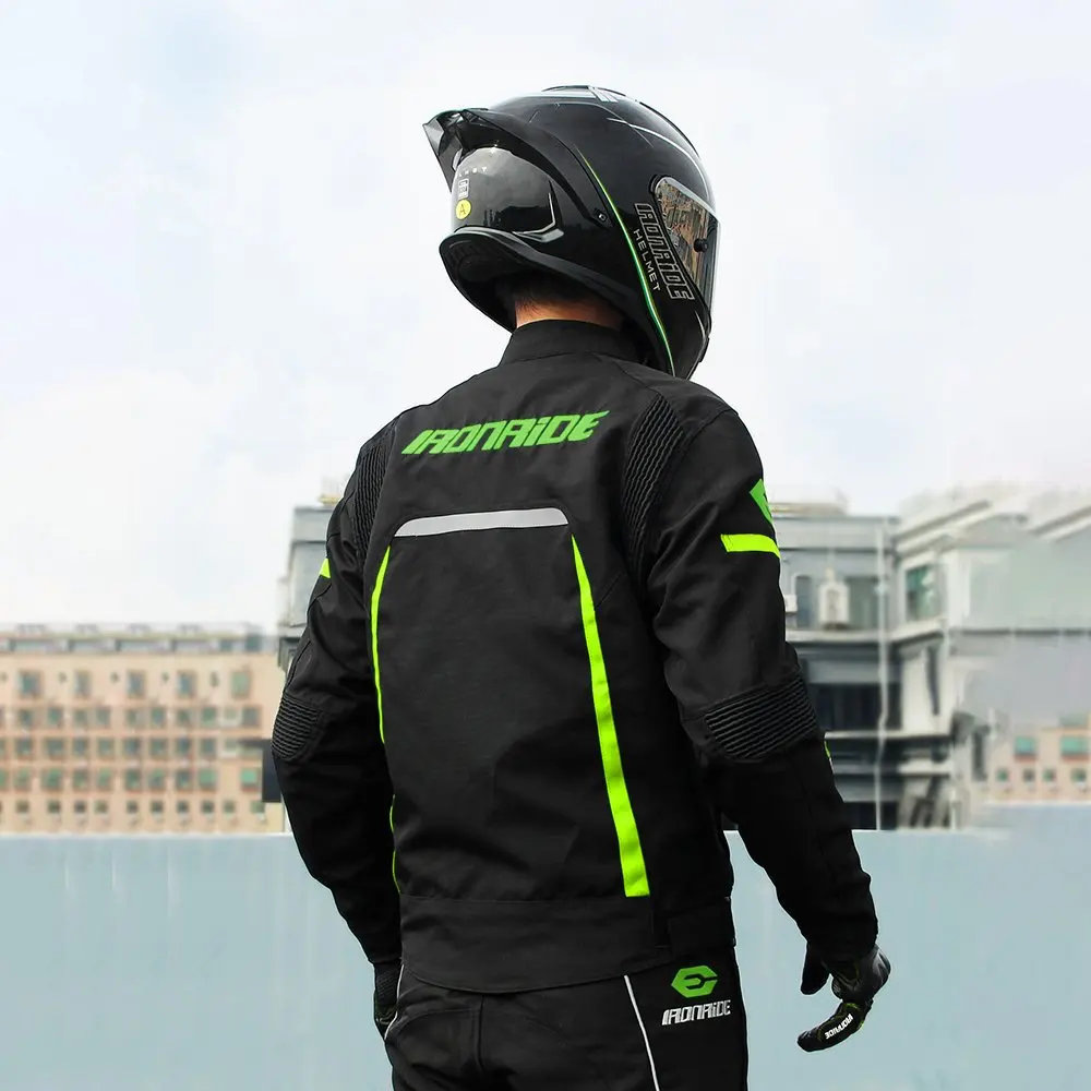 Waterproof Motocross Clothing Wear-Resistant Motorcycle Jacket Anti-Fall Motorcycle Equipment Reflective Men's Biker Coat M-3XL
