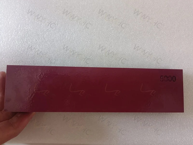 Large Ruby Red Tone Sharpening Oilstone Polishing Whetstone 200×50×25mm