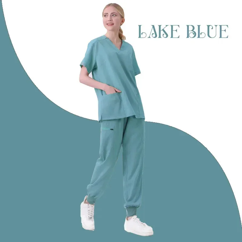 Wholesale Operating Room Hospital Working Set Uniform Scrubs Medical Supplies Nurse Dental Surgery Suit Workwear