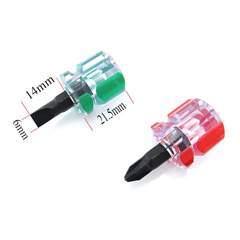 Screwdriver Kit Set Mini Small Portable Radish Head Screw Driver Transparent Handle Repair Hand Tools Precision Car Repair