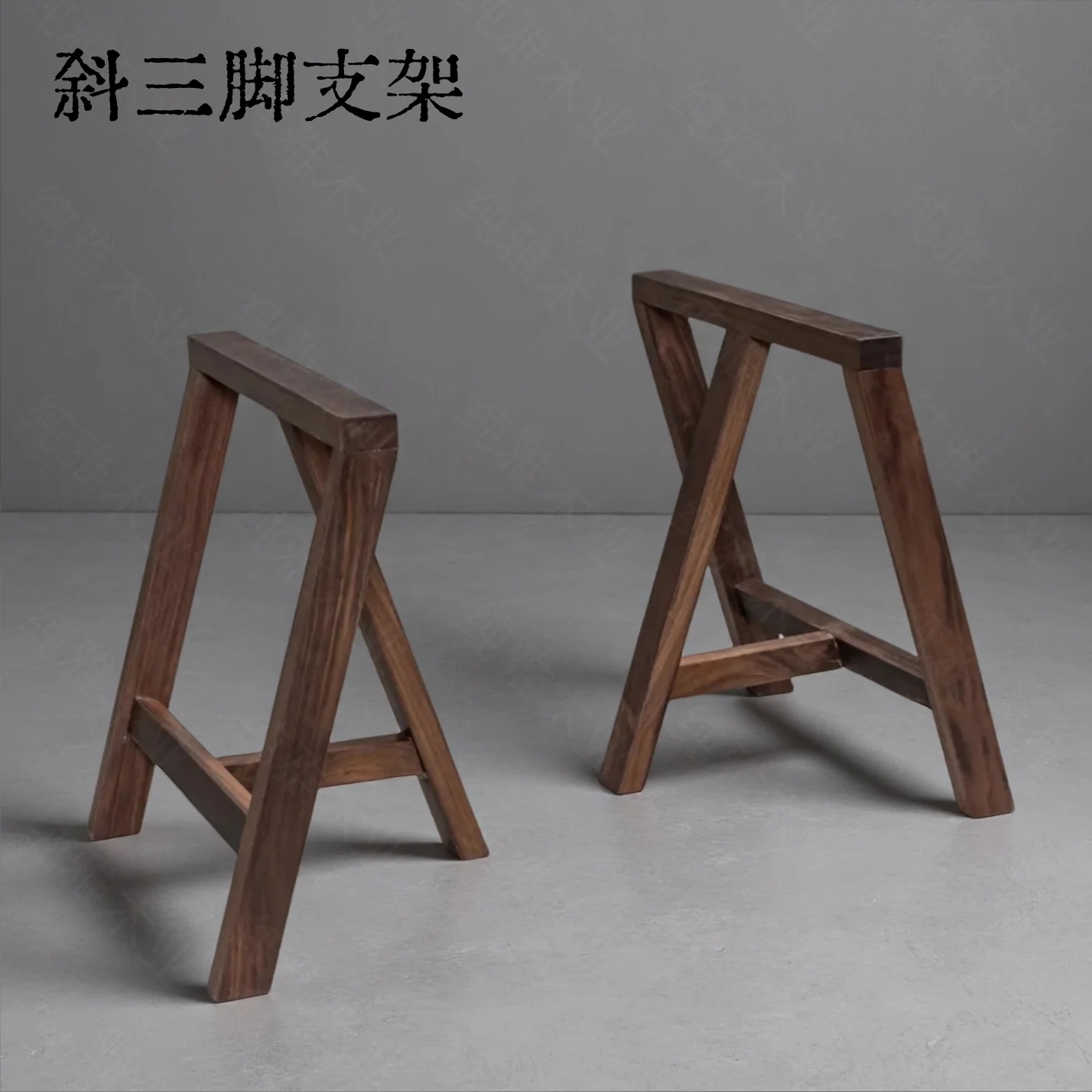 ฐานโต๊ะไม้เนื้อแข็ง ขาสามเหลี่ยมสไตล์สแกนดิเนเวียน สำหรับโต๊ะอาหาร อุปกรณ์เสริมเฟอร์นิเจอร์ ขาตั้งโต๊ะกาแฟทันสมัย