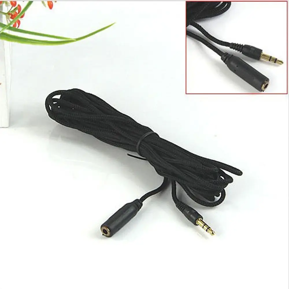 1 * 4.9ft 3.5mm Female ke Male F/M Headphone Stereo Audio kabel ekstensi