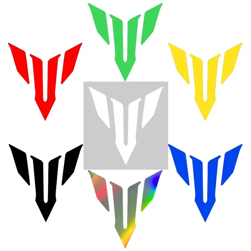 2Pcs Refit Sticker Reflective Vinyl Mt Logo Motorcycle Sticker Fit For Yamaha Mt-03 Mt-07 Mt-09 Mt-10 MT 07 09 03 10 Decal image 5