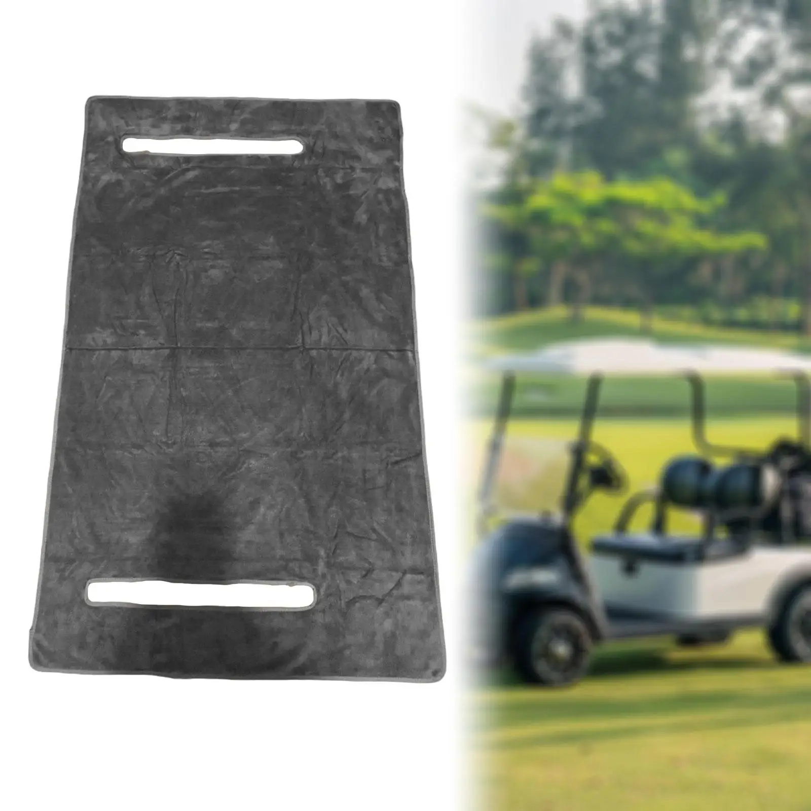 Golf Car for seat Cover Winter Warm Towel Blanket for Club 2 Person Cart Golf Supplies Accessories view 5