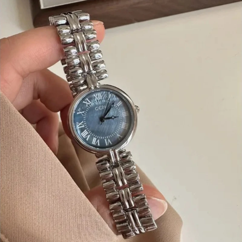 Joyería Medieval para mujer, reloj Chapado en plata, pulsera de lujo y de gama alta, regalo para amantes, novedad de 2024