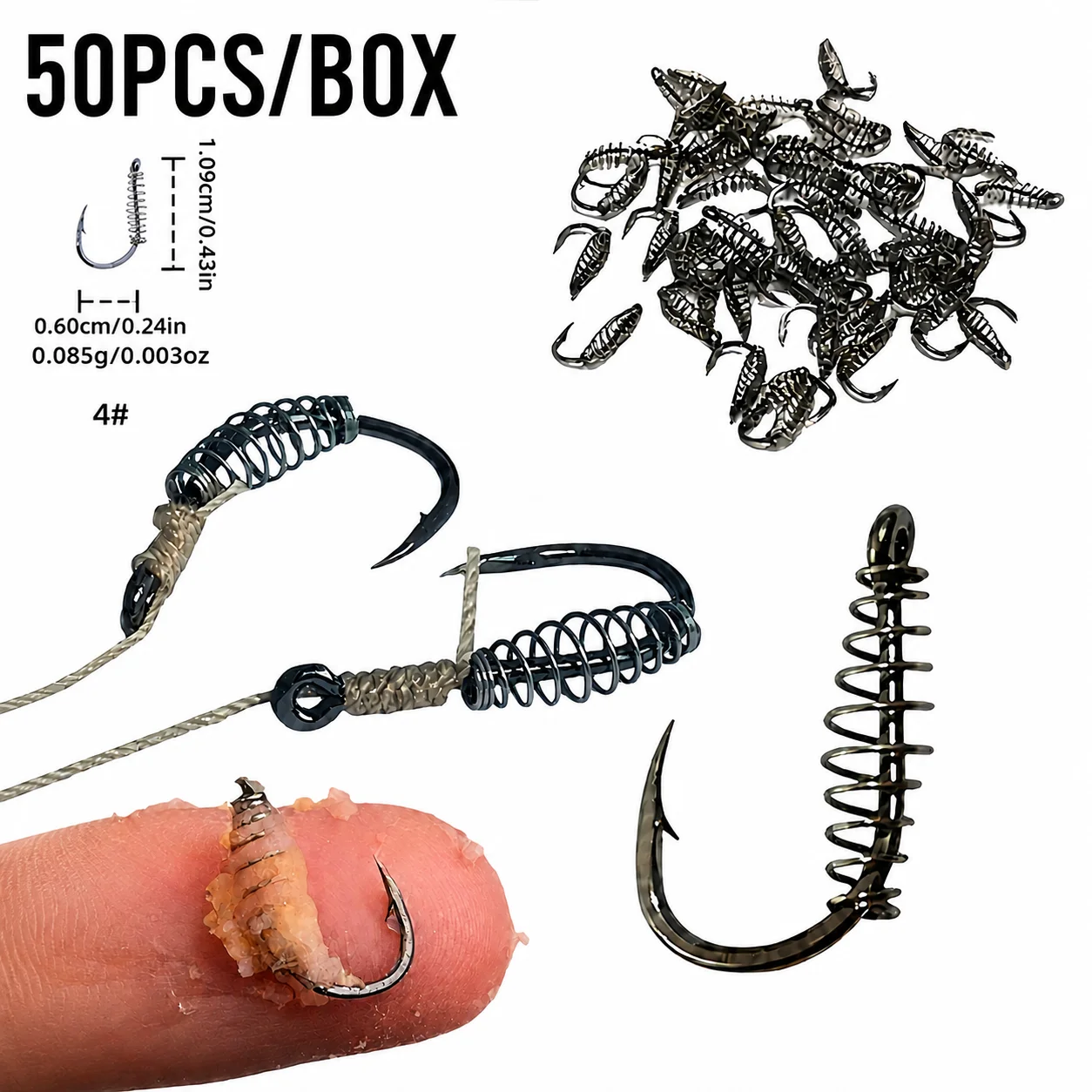 50-pecas-anzois-de-pesca-de-carpa-em-aco-carbono-com-farpa-e-suporte-de-isca-com-mola-para-montagem-de-feeder-rig-4--12--para-carpa-prateada-crucian-bighead