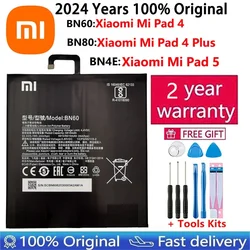 100% Original New High Quality BN60 BN80 BN4E Xiao Mi Tablet Battery For Xiaomi Pad4 Pad 4 Plus Mipad4 Mipad 4 5 Plus Batteries