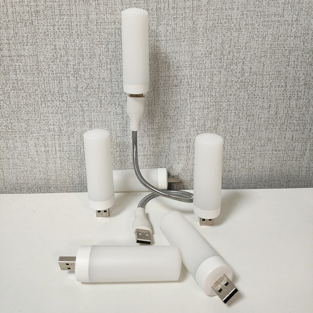 USB 5V LED Simulated Flame Light Dynamic Candle Effect Atmosphere Light for Power Bank Camping Portable Flame Atmosphere Lamp
