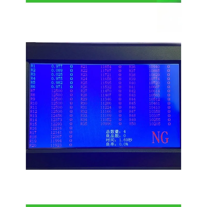 Multichannel resistance tester tester board measurement main board clamp fixture