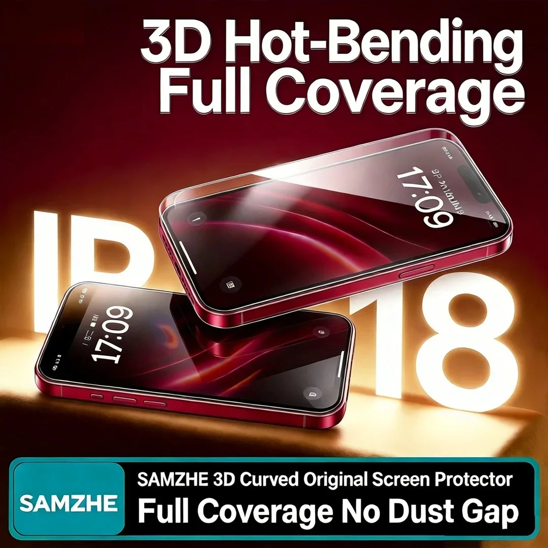 【¥95】SAMZHE iPhone 16 17 18 Pro ガラス保護フィルム コーニング製 2枚-アリエク特価アラート