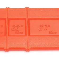 Chainsaw Bar Protect Cover Scabbard Guard, Orange Color, Suitable For 22 24 Inch Chainsaw, Enhance The Lifespan Of Your Chainsaw