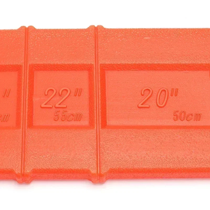Chainsaw Bar Protect Cover Scabbard Guard, Orange Color, Suitable For 22 24 Inch Chainsaw, Enhance The Lifespan Of Your Chainsaw