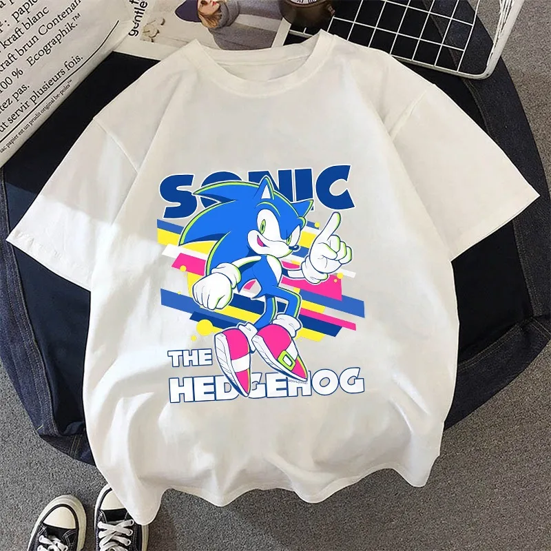 Neue Sonics Kind Baumwolle Nette Kleidung Jungen Mädchen T Shirts Kühlen Bequemen Cartoon Anime Grafik Druck Hemd Geburtstag Party Geschenke