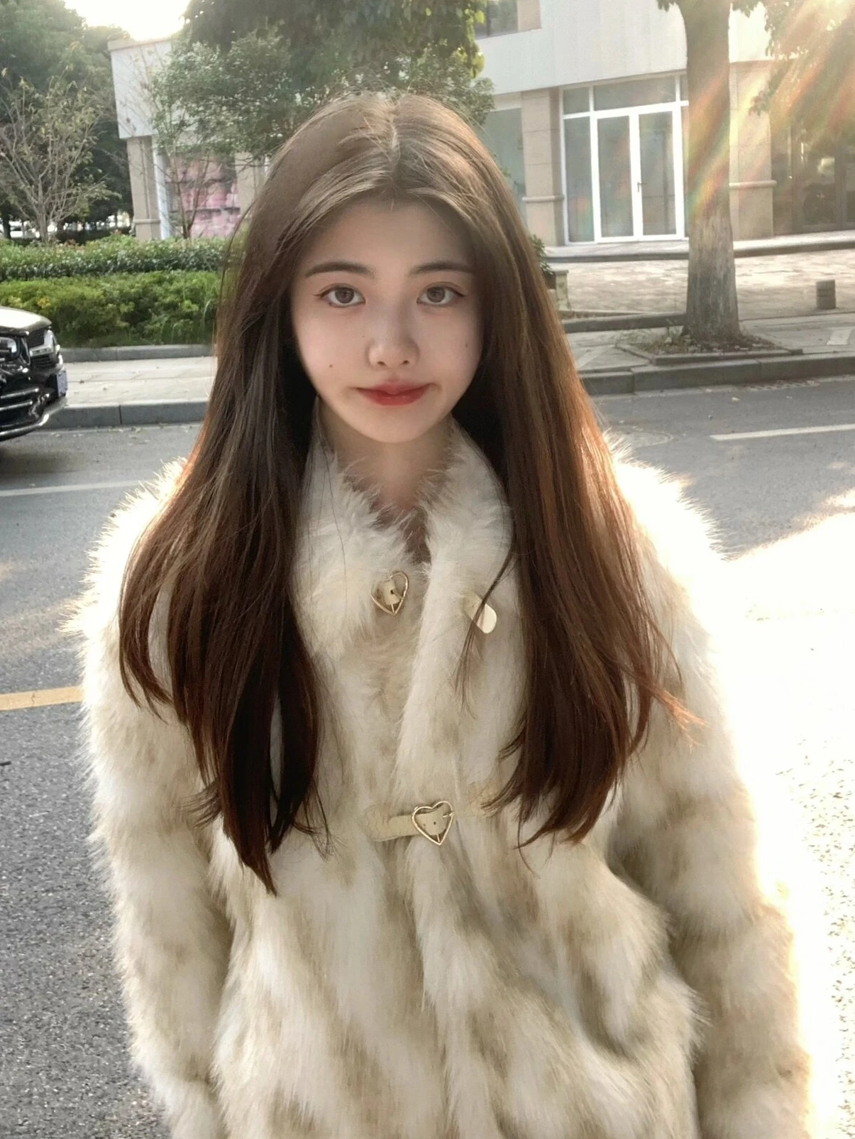 

Куртка женская утепленная 2025 года, с эффектом меха, тай-дай, экологичная, в корейском стиле, для повседневной носки