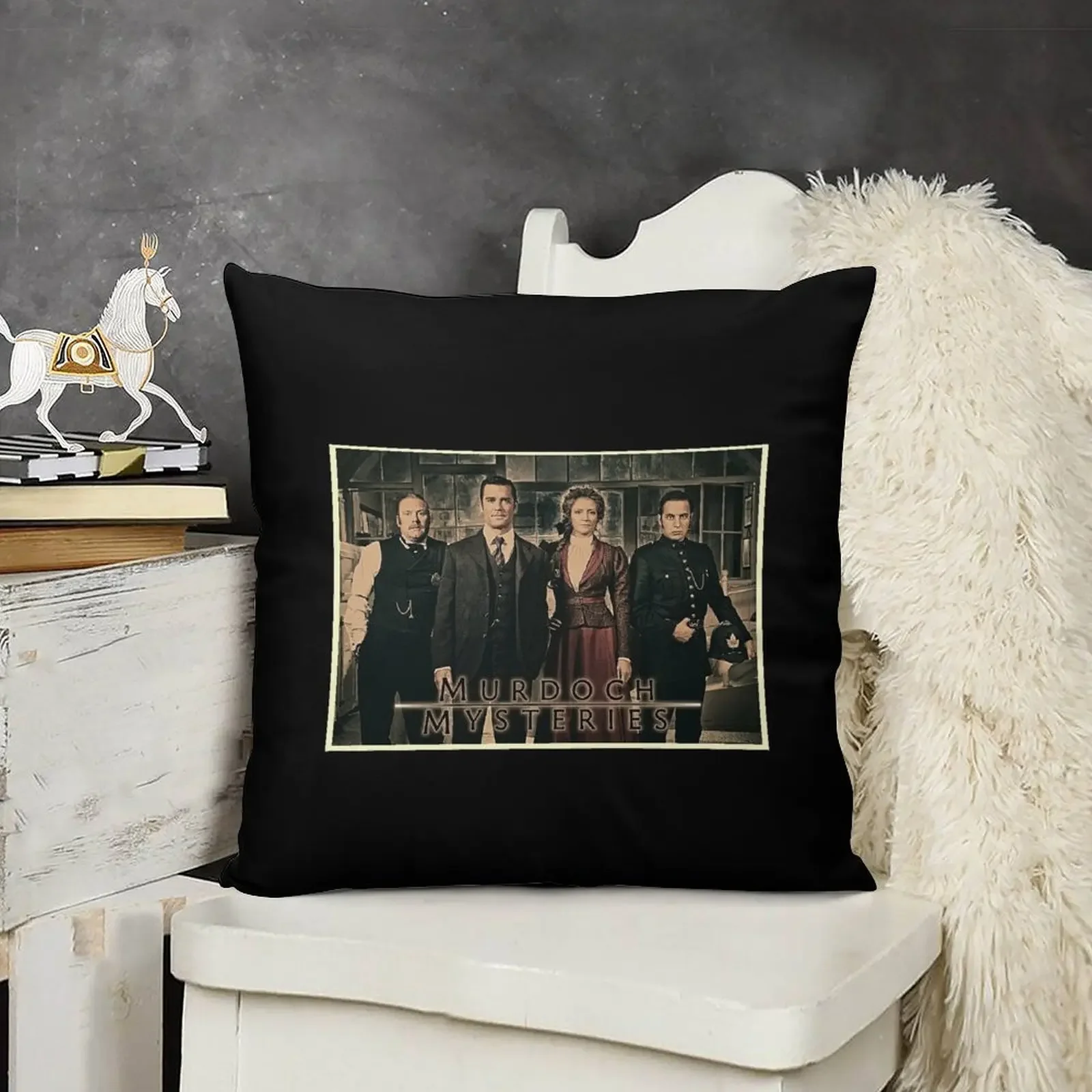 

Murdoch Mysteries Dramatic Print Throw Pillow Cushions For Children bed pillows Pillow Case autumn pillowcase pillow