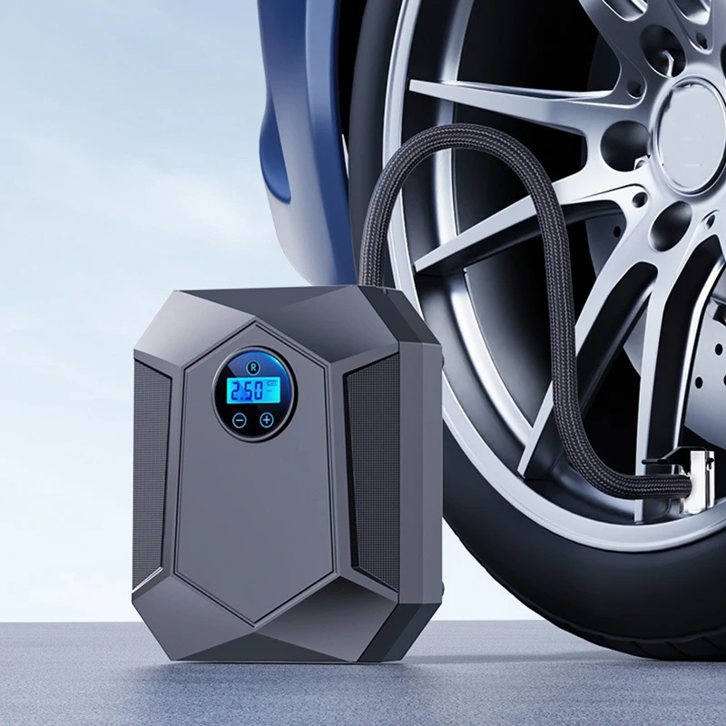 

DC12V Wired Car Air Pump Air Pump Air Compressor Corded Car Tire Inflator with LCD Display for Car Bike Motorcycle Tyre Balls