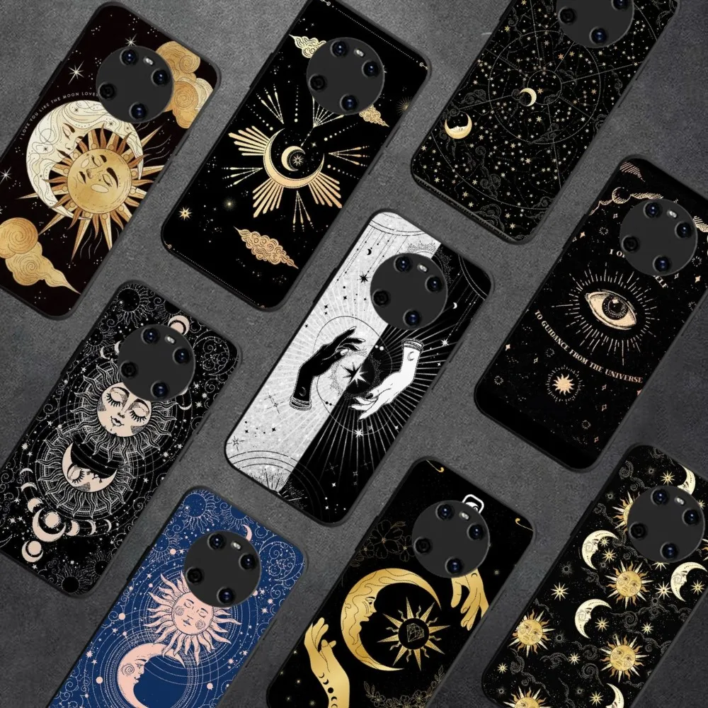 Witches Moon Tarot Mystery Totem Phone Case For Huawei Y9 6 7 5 Prime Enjoy 7s 7 8 plus 7a 9e 9plus 8E Lite Psmart Shell