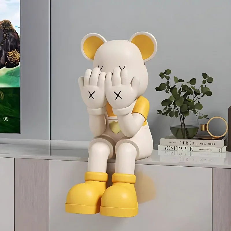 Violent Bear Sitting Posture Large Floor-standing Ornaments, Living Room, TV Cabinet, Porch, Large Floor-standing Decorations