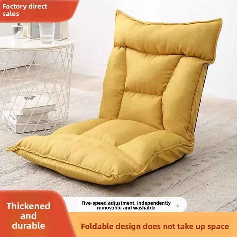 Wholesale Tatami Folding Lazy Sofa Backrest Chair Single Person Floor Bedroom Balcony Trendy Balcony Floor Cushion Window Chair