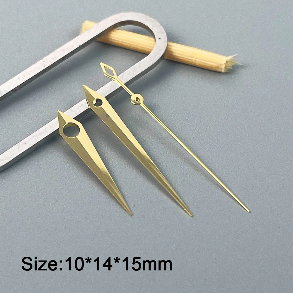 NH35 الأيدي الساعات مؤشرات ارتفع الذهب الأسود الذهب والفضة كوكتيلات ساعة الأيدي لحركة NH35/NH36/4R/7S