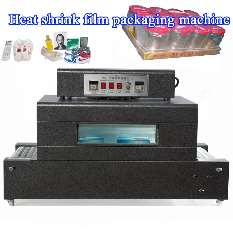 

PBOBP Полуавтоматическая коммерческая ручная машина для горячей пленки Машина для запечатывания пластика Подарочная коробка для чая Упаковка из термоусадочной пленки Постоянная температура