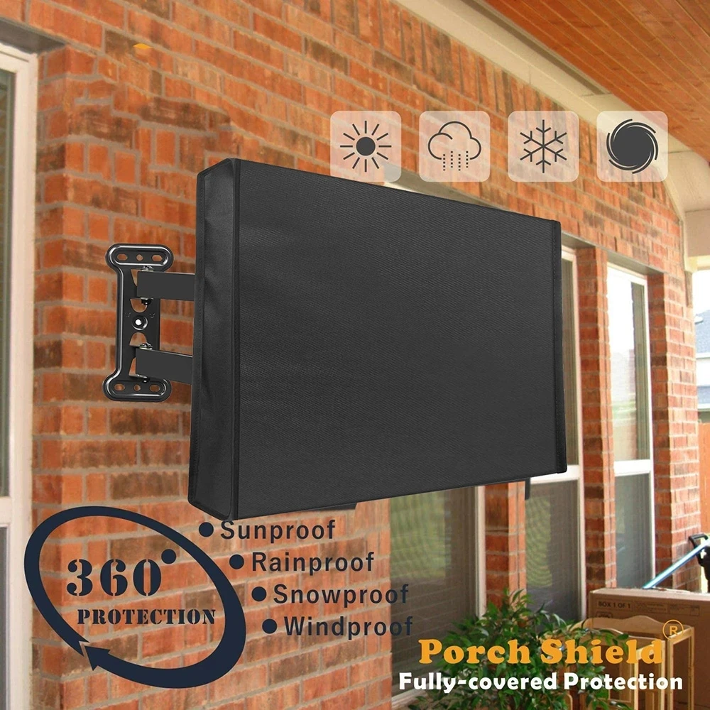 

Weatherproof Outdoor TV Cover with Bottom Cover, Fits 22-70 inch Televisions, All-Weather Protection