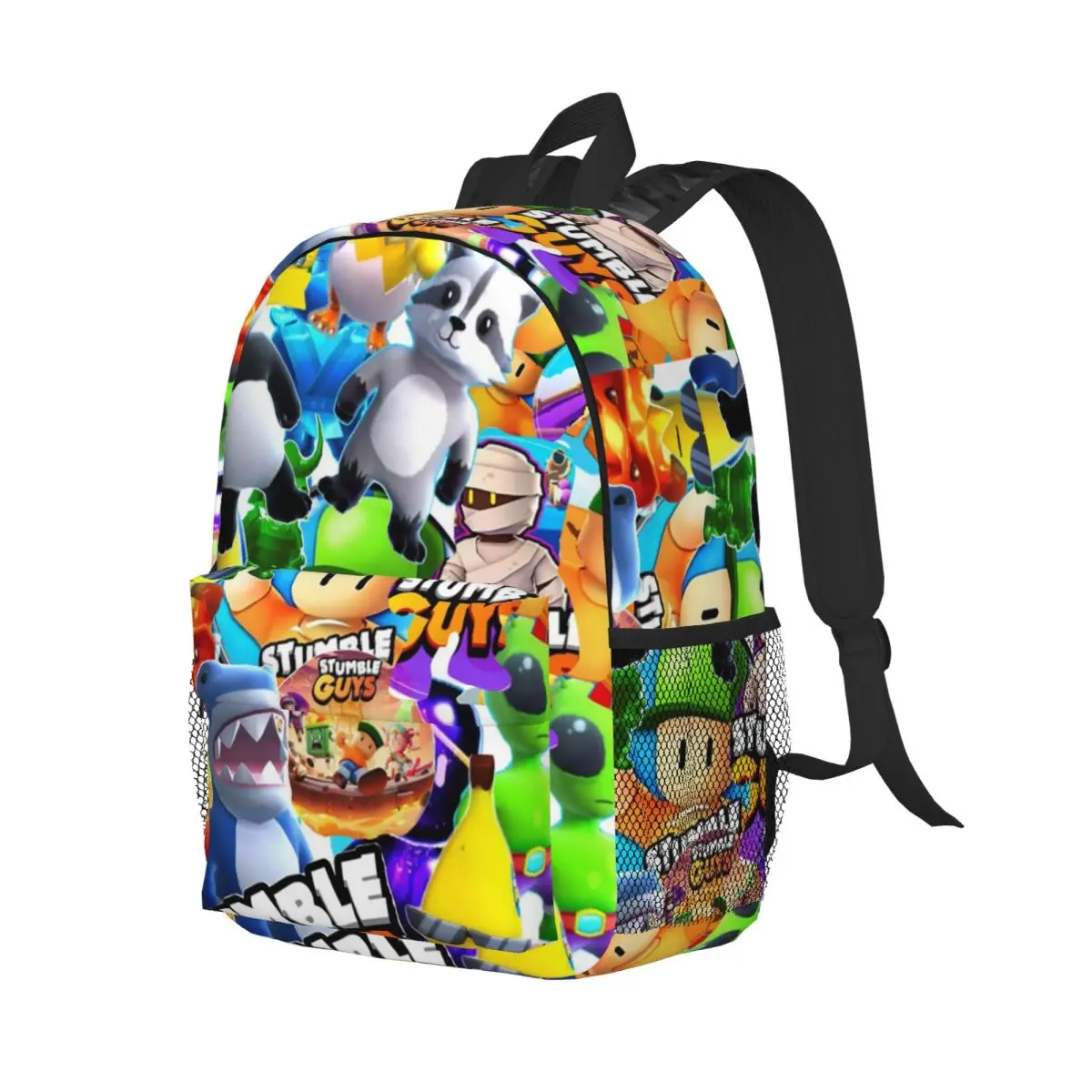 

Рюкзак с коллажем My Con Cho Con's Stumble Guy, студенческий рюкзак для мальчиков и девочек, детская школьная сумка, компьютерные сумки на плечо для мужчин и женщин