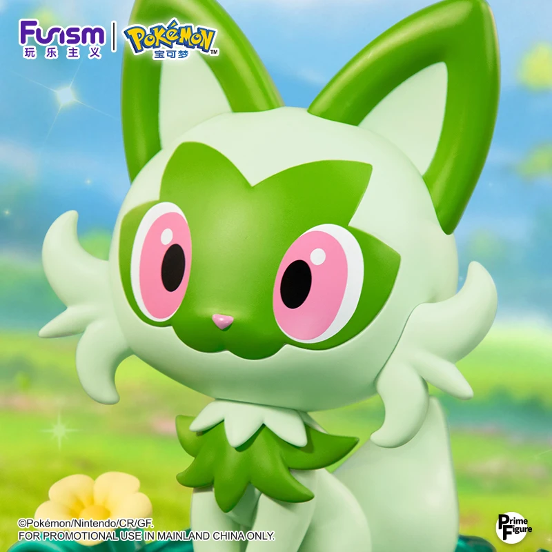 3 Stijl Pokemon Anime Actiefiguren Sprigatito Fuecoco Quaxly Grote maat Echt Desktop Ornamenten Model Speelgoed Kid's Verjaardagscadeau