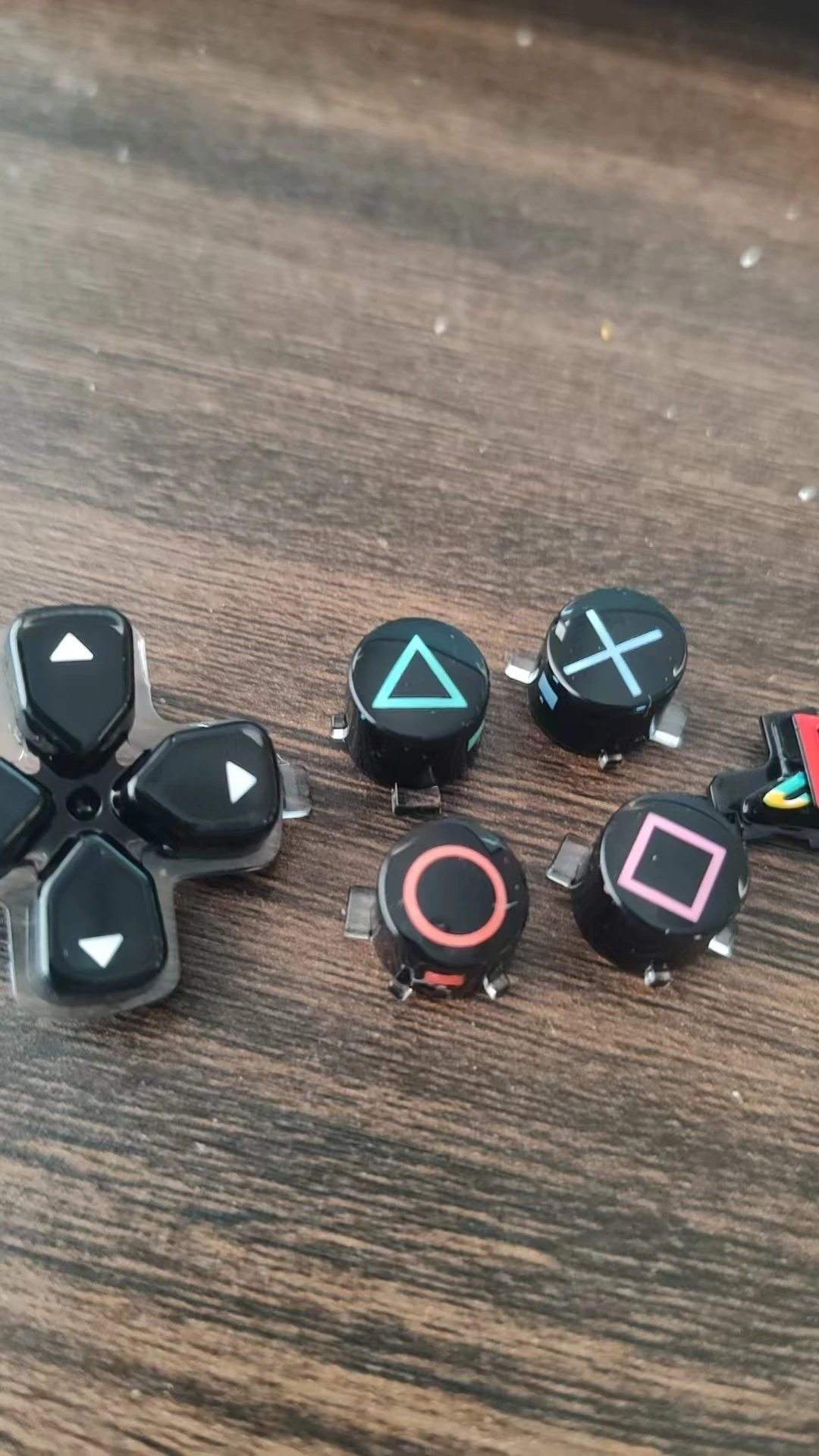 customized button for PS5 30th anniversary edition including shell and button and retro image 3