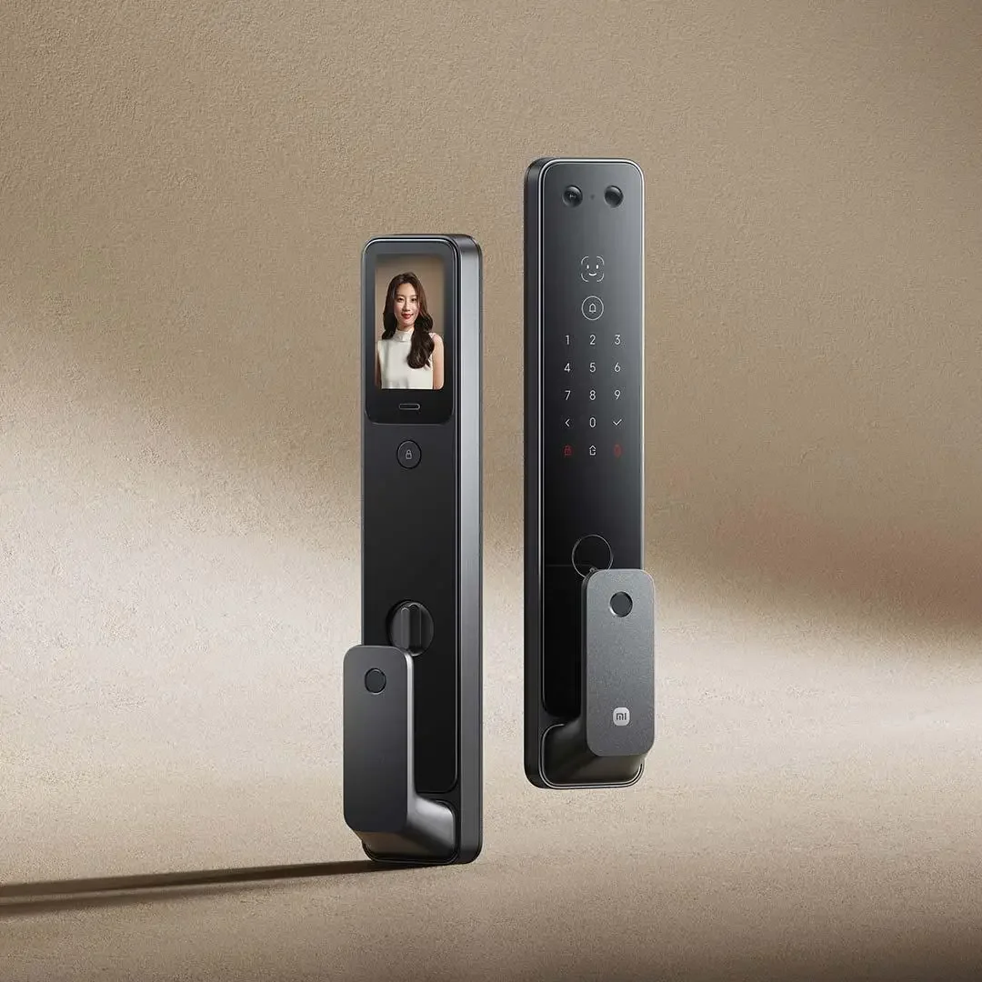 NEW Xiaomi Smart Door Lock 2 Pro Face Recognition with Cat Eye Visible Screen Fingerprint Bluetooth NFC Unlocking Suitable for