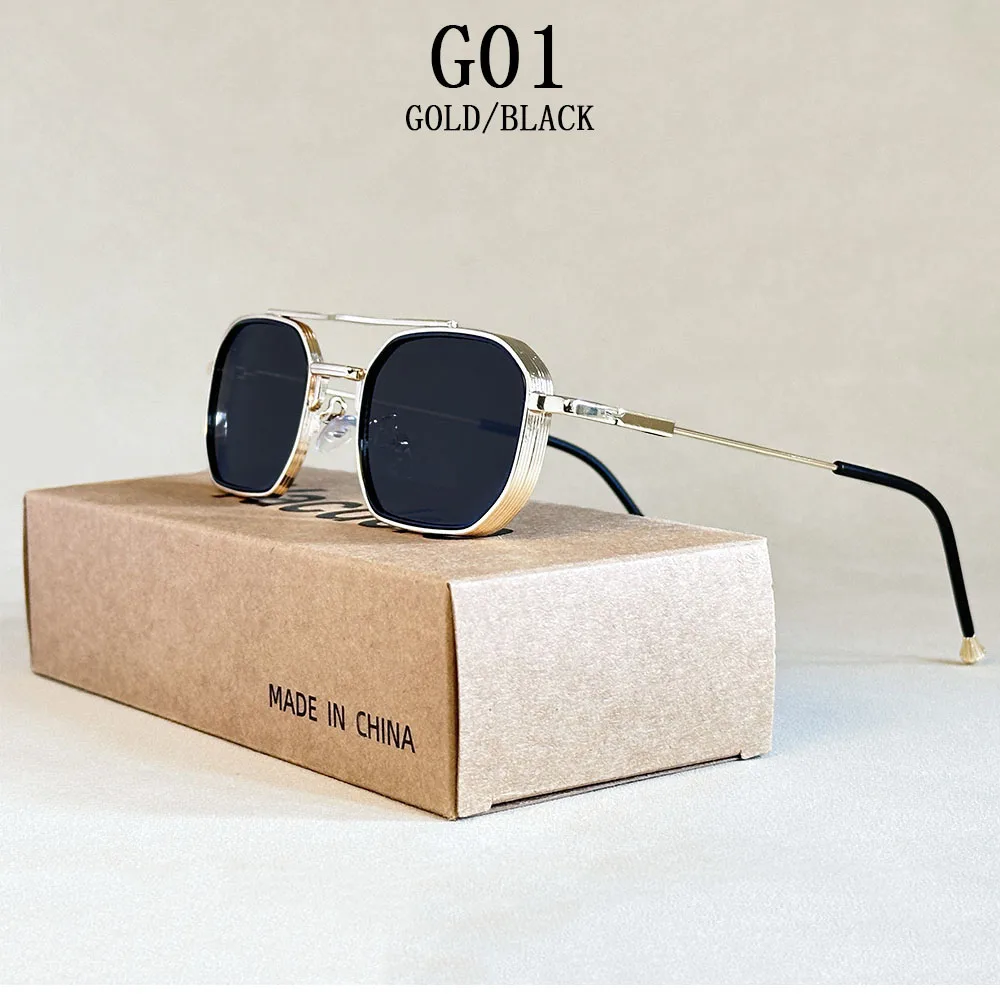 Fashion Square Sunglasses Women Trendy Vintage Glasses Luxury Sunglass Men Dropshipping Lunette Soleil Femme Zonnebrillen Dames – Detail 4