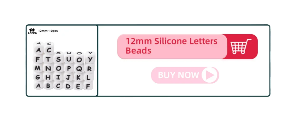 LOFCA 12mm Runde Form 20 teile/los Silikon Zahnen Perlen Für DIY Pflege Halskette Lebensmittel Grade Kauen Perlen – Detail 3