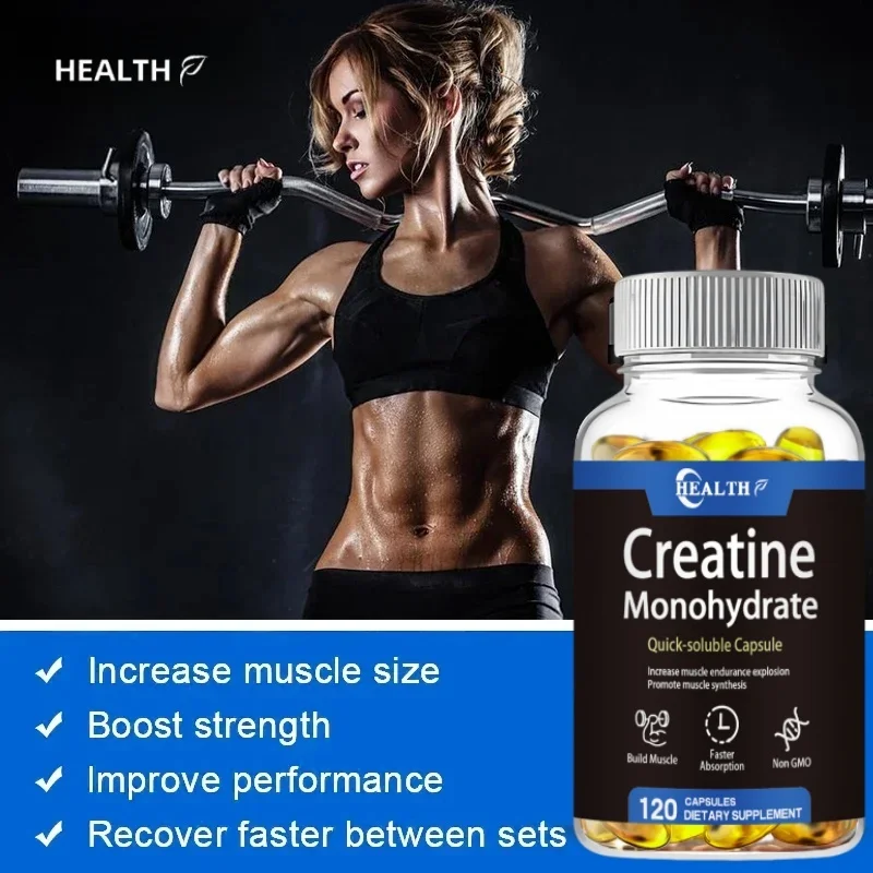 Creatine 3000mg Monohydrate Supplement for Strength Muscle Performance KetoFriendly