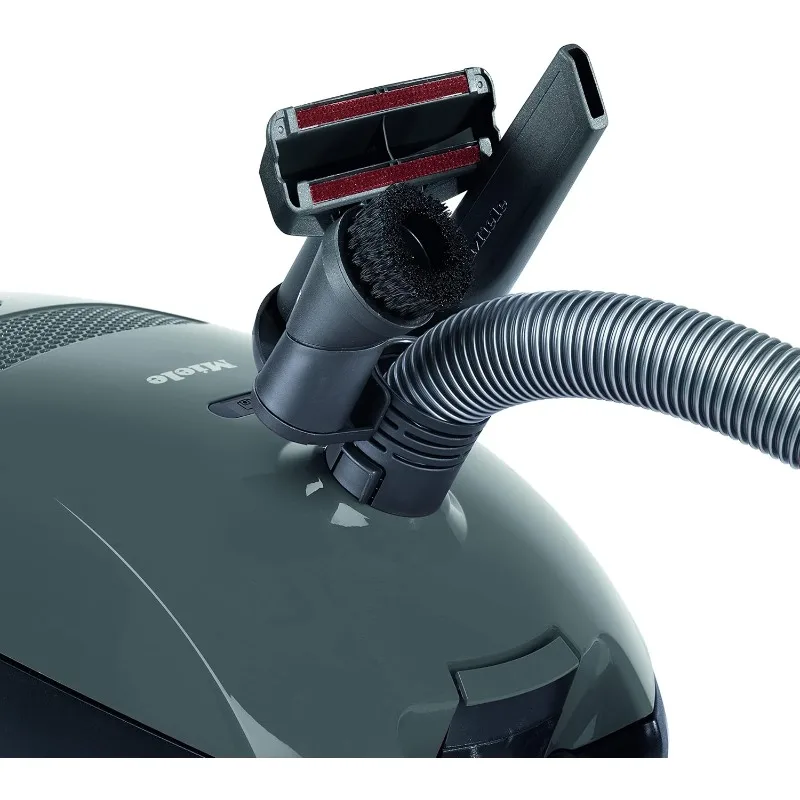 Miele Classic C1 Pure Suction Bagged Canister Vacuum, Graphite Grey - แบบพกพา, ในครัวเรือน