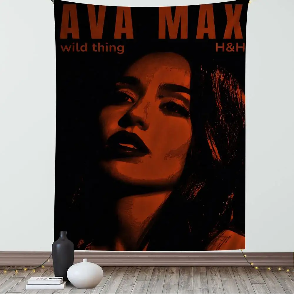 Singer Ava Max Don’t Click Play Hanging Bohemian Tapestry Hanging Tarot Hippie Wall Rugs Dorm Japanese Tapestry