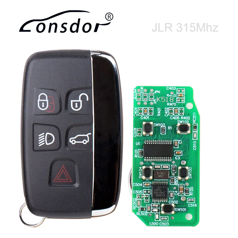 Lonsdor Specific Smart Key for 2015-2018 for Land Rover Jaguar 5 Buttons 315MHz/433MHz