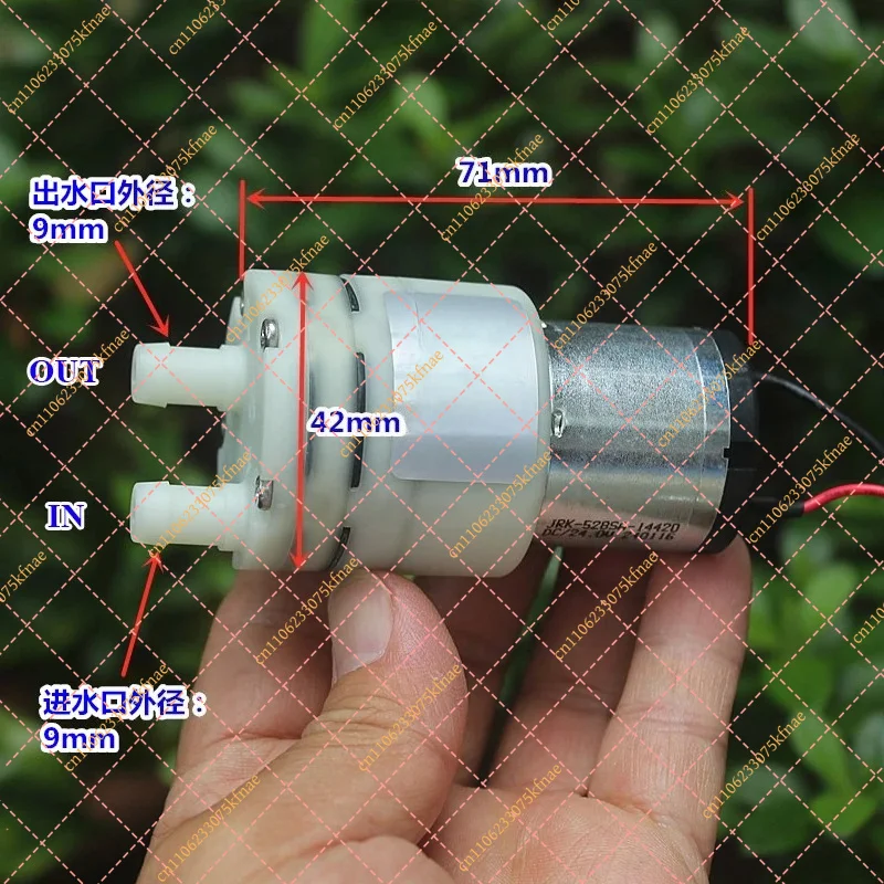 DWP01 DC 12V 18V 24V 3L/min Large Flow Mini RK-528SA Motor Diaphragm Water Pump Self Priming Suction Pump DIY Tea Table Pumping