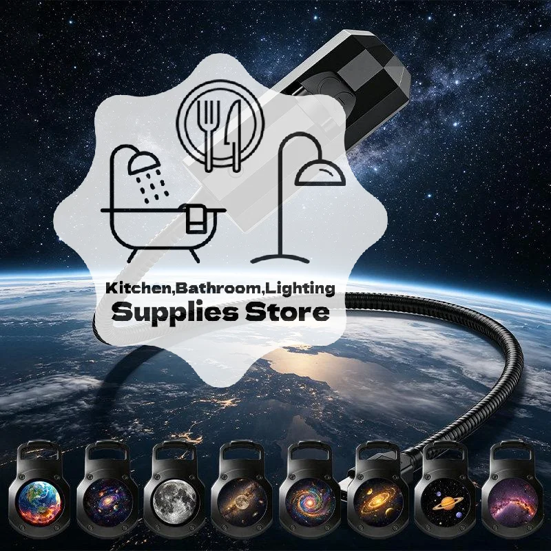 USB Starry Sky Projector Light 8 Starry Sky Projections Photo Background Decoration Light Room Night Light