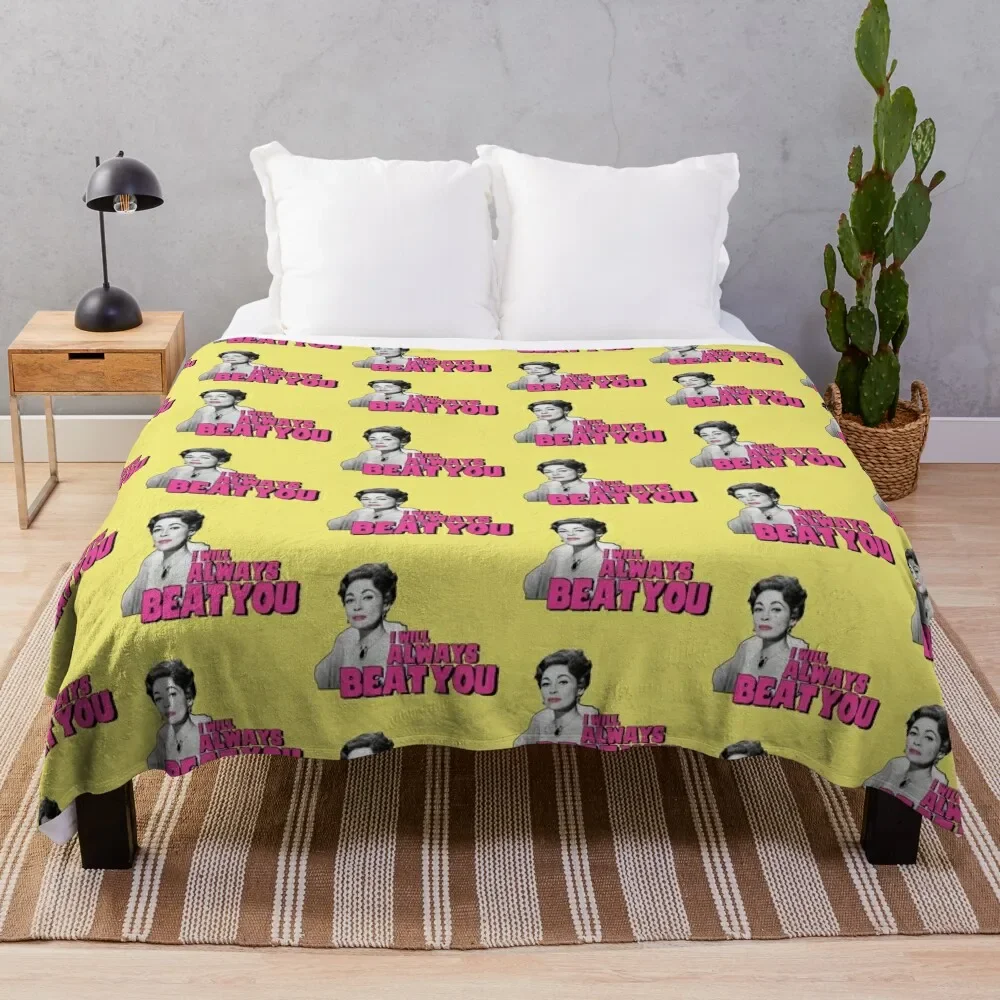 

Mommie Dearest 'Faye Dunaway IS Joan Crawford.. Movie Quote print Throw Blanket blankets ands Summer Blankets