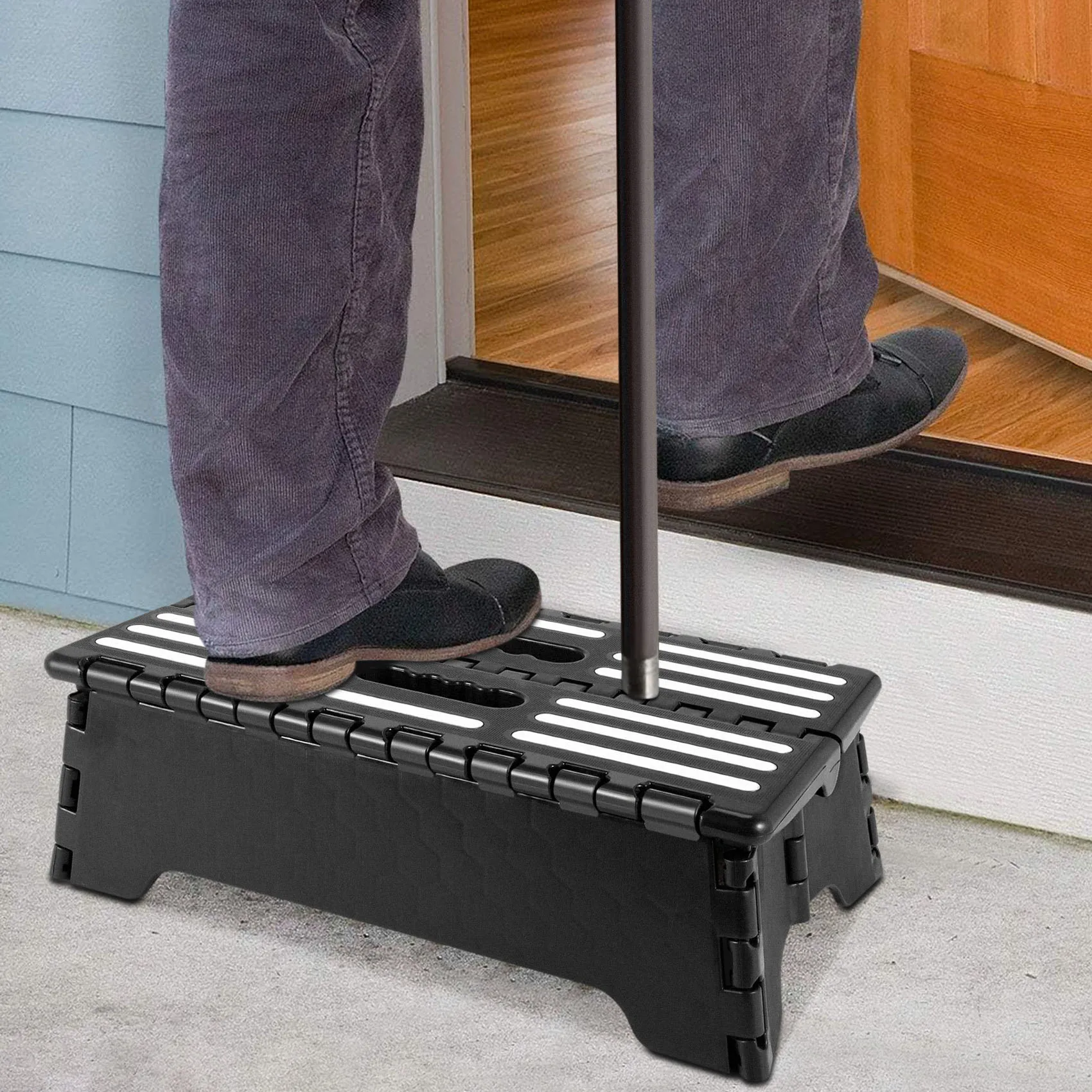 n96r-non-slip-small-one-step-compact-folding-flat-step-stool-heavy-duty-portable-lightweight-folding-chair