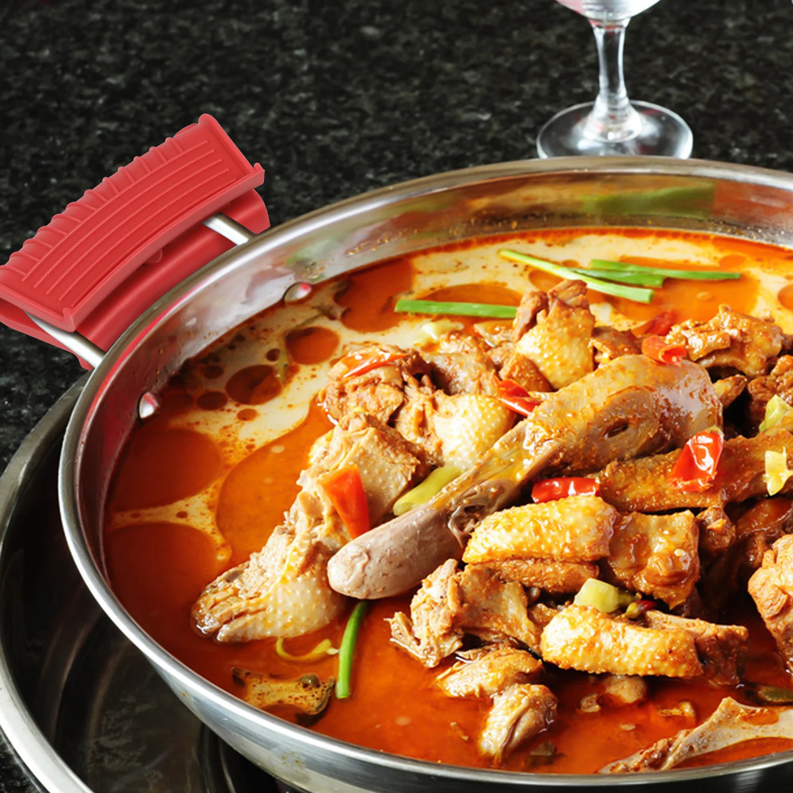 

1Set Silicone Hot Handle Holders Cast Iron Handle Covers Nonslip Flexible Grip with Hanging Hole Cast Skillet Sleeve