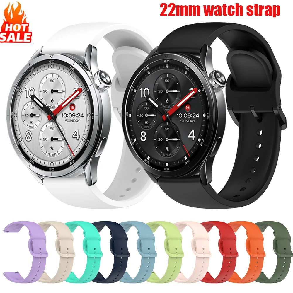 22 ミリメートルシリコンストラップ Xiaomi Watch S5 46mm/5/S4 47mm/S3/2 pro/S1 スポーツブレスレットコレア Redmi Watch 5 アクティブ/ライトバンド用